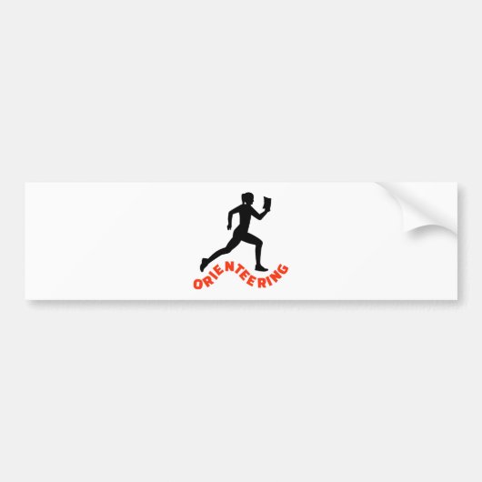 Oriëntatieloop Bumpersticker (Voorkant)
