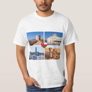 Oriëntatiepunten van het sultanaat Oman T-shirt