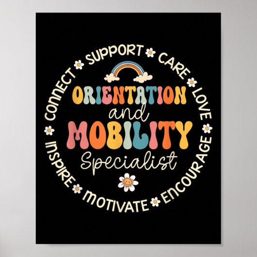 Orientation And Mobility Specialist Week Back To S Poster (Voorkant)