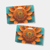 Orientation : Badge en plastique - Horizontal Pas  (Avant & arrière)