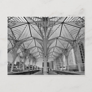 Oriënteer station in Lissabon Briefkaart