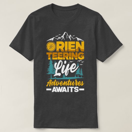 Orienteerloopbaan Orienteerleven T-shirt (Design voorkant)
