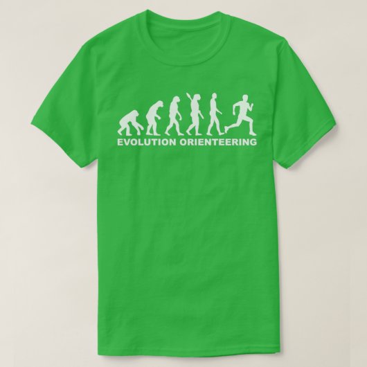 Oriënterende evolutie t-shirt (Design voorkant)