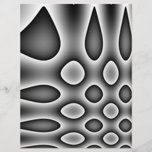 Origamarapier, grijze Abstracte Stippen en trappen Flyer