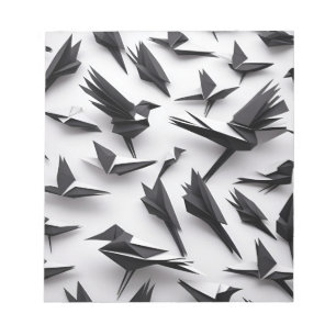 Origami Art - Een majestueuze kudde kraaien Notiti Notitieblok
