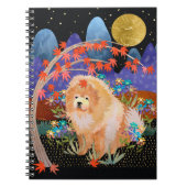 ORIGAMI AUTOMNE Chow carnet en spirale (Devant)