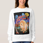 ORIGAMI AUTUMN de witte shirten van de Chow kiezen Trui (Voorkant)