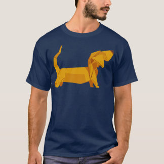 Origami Basset T-shirt