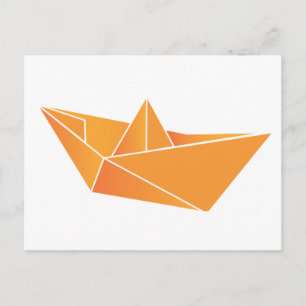 Origami Boat Briefkaart