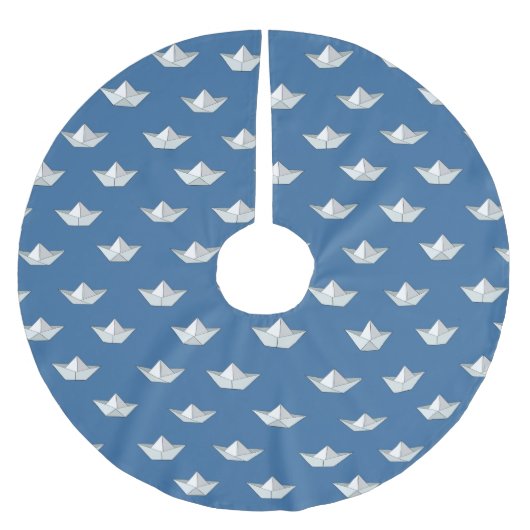 Origami bots op het waterpatroon kerstboom rok (Voorkant)