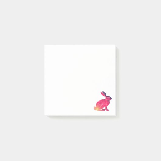 Origami Bunny Post-it® Notes (Voorkant)