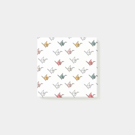 Origami Calm - Crane Post It Notes (Voorkant)