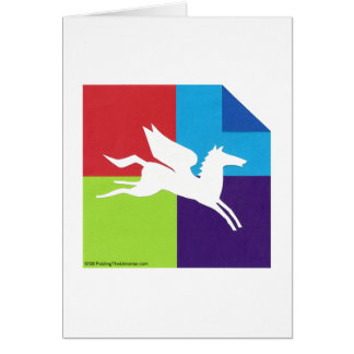 Origami/carte de Pegasus