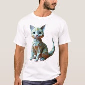 Origami Cat T-shirt (Voorkant)
