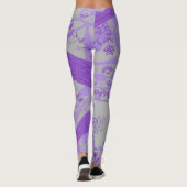 Origami Chintz (L) Leggings gris violet (Dos)
