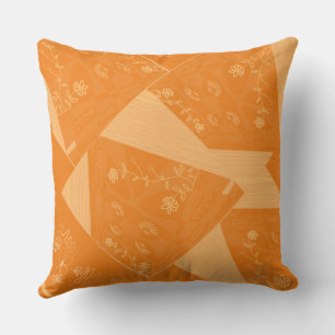 Origami Chintz (L) Sinaasappel Fizz Kussen