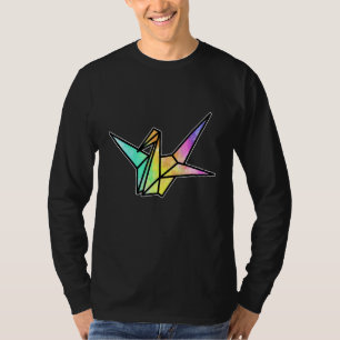 Origami Crane Bird Japans vouwpapier T-shirt