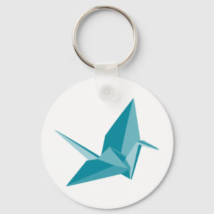 Origami Crane Sleutelhanger