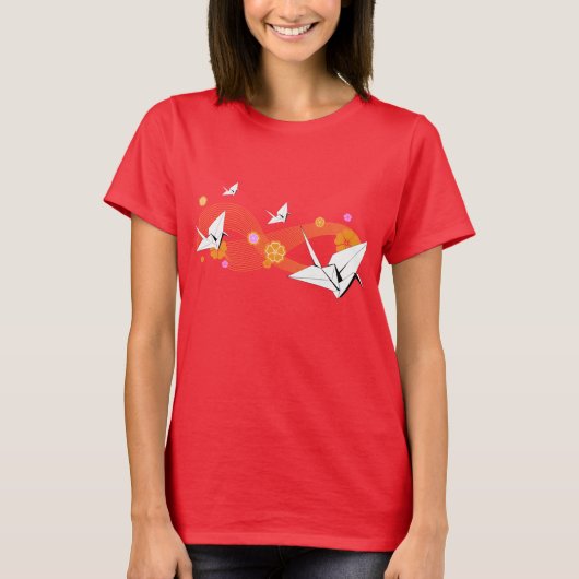 Origami Cranes T-shirt (Voorkant)