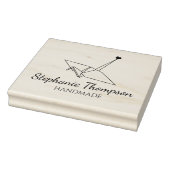 Origami Custom Handmade Large Rubberstempel (Stempel)