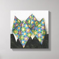 Origami Fortune Teller op Geometrisch papier