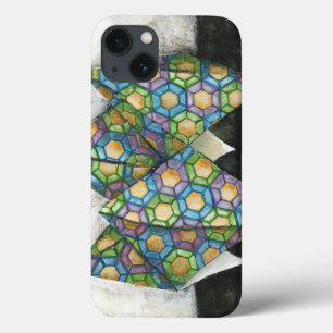 Origami Fortune Teller op Geometrisch papier iPhone 13 Hoesje