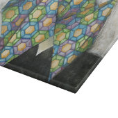 Origami Fortune Teller op Geometrisch papier Snijplank (Hoek)