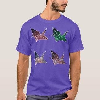 Origami Galaxy Cranes Pack 1 T-shirt
