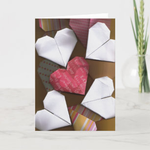 Origami Hartelijke Groet / Notitiekaart