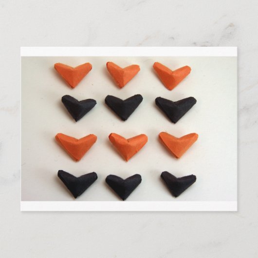 Origami harten briefkaart (Voorkant)