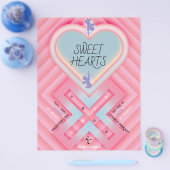 Origami Heart X Sweet Hearts Flyer (Enkel)