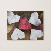 Origami Hearts Jigzaag Puzzle Legpuzzel (Horizontaal)