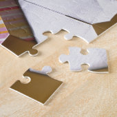 Origami Hearts Jigzaag Puzzle Legpuzzel (Zijkant)