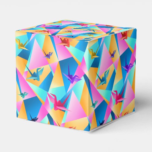 Origami Kaleidoscoop Bedankdoosjes (Achterkant)
