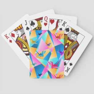 Origami Kaleidoscoop Pokerkaarten