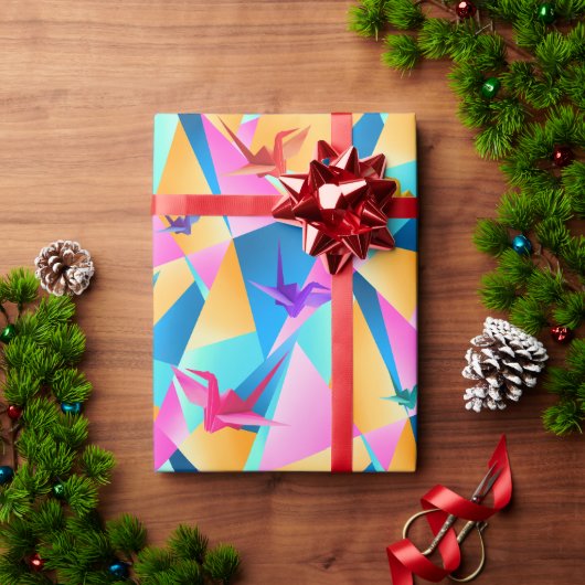 Origami Kaleidoscope Cadeaupapier (Feestdagen Geschenken)