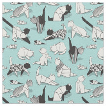 Origami kitten vrienden // geometrische kattenrass