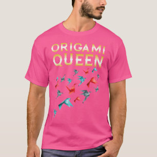 Origami Koningin Japans Papier Vouwkunst Vrouwen G T-shirt