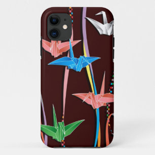 Origami kraanvogels iPhone 11 hoesje