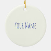 Origami Kunst Japans Vouwen Kunst Retro Kraan Keramisch Ornament (Achterkant)