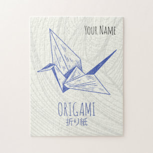 Origami Kunst Japans Vouwen Kunst Retro Kraan Legpuzzel