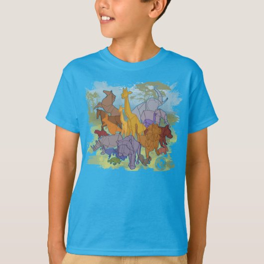 Origami Menagerie T-shirt (Voorkant)
