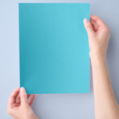 Origami Paper Cyan Black  Hobby Art Flyer (Hand)