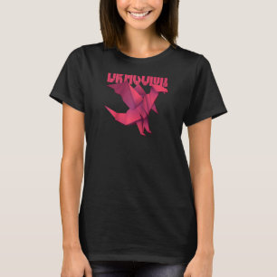 Origami Paper Dragon - Origami Polygon Japanse Fo T-shirt