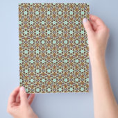 Origami Paper Tan Blue  Hobby Art Flyer (Hand)