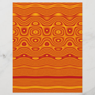 Origami papier, Abstracte Digitale Stamkunst, Oran Flyer