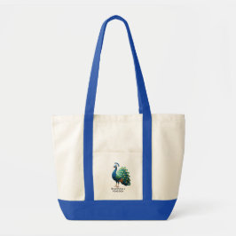 Origami Peacock T-shirt women's Tote Bag