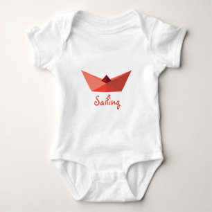 Origami Pet Saling Baby Bodysuit