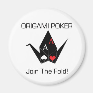 Origami Poker Card Protector/Magnet! Magneet