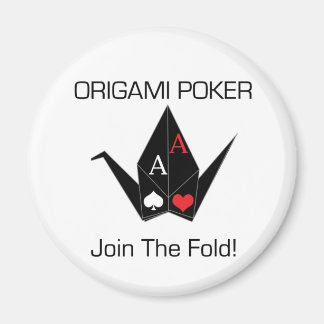 Origami Poker Kaart Protector/Magnet! Magneet